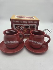 2 Feuerzangentassen mit Zuckerhalter Feuerzangenbowle