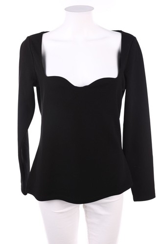 Longsleeve shirt l schwarz - h&m, longsleeve-shirt