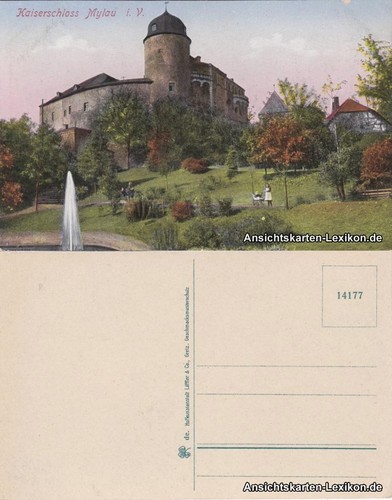 Ansichtskarte mylau - ansichtskarte,