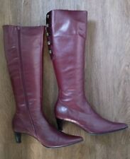 Jette Joop Damen Winterstiefel, weinrot, Leder, Gr. 37, Top