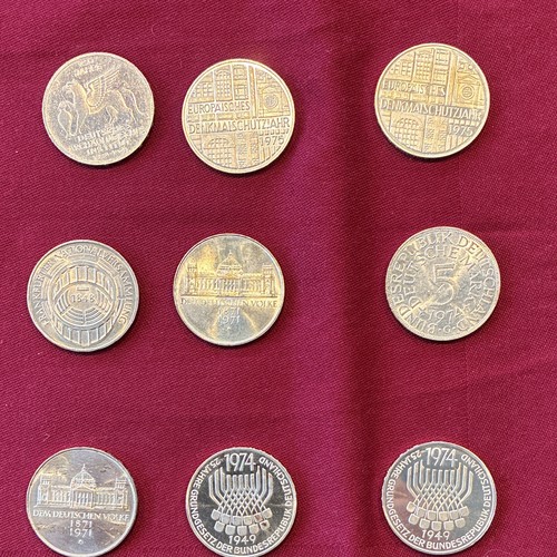Brd dm gedenkmünzen lot - x, 5
