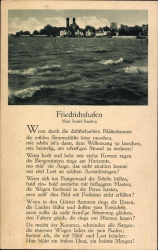 Gedicht friedrichshafen am - gedicht,
