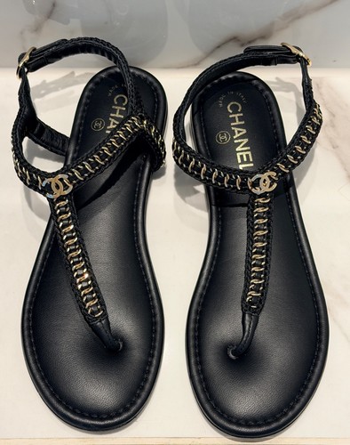 Chanel zehentrenner sandalen - chanel,
