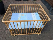 Laufgitter Laufstall Babylaufstall, Viereckig, 100cm X  70cm, Höhenverstellbar