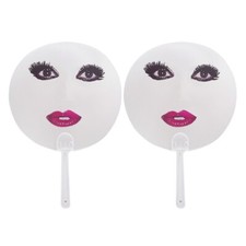 2Pcs Big Eye and Red Lip