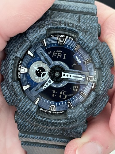 Shock 110dc 1a denim - ga-110dc-1a,
