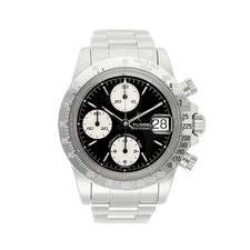 TUDOR OYSTERDATE 40 MM BLACK DIAL BLOCK REF: 79180TU EDELSTAHL ORIGINAL BOX