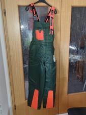 Forstschutz Schnittschutzhose Schnittschutzlatzhose Latzhose KWF Gr.50 Neuwertig