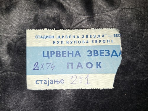 Vintage football ticket - vintage,