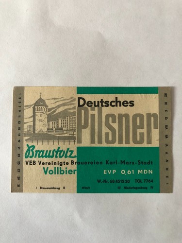 Bieretikett braustolz brauerei - bieretikett, braustolz-brauerei