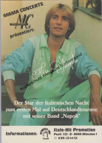 Autogrammkarte nino angelo - nino, de