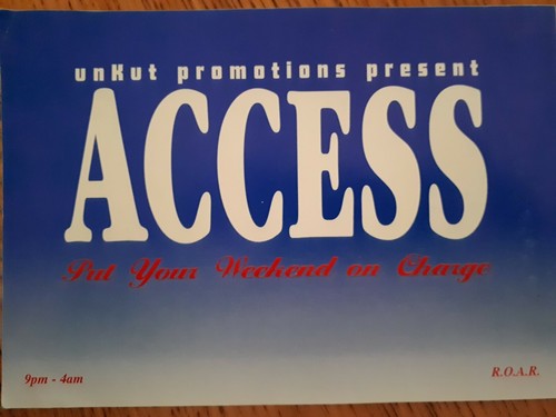 Acess unkut promotions 96 - acess, 4.4.96