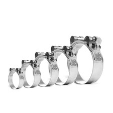 ENKATEC® Gelenkbolzenschelle W4 Edelstahl V2A Schelle 17-130mm *Größe wählbar*