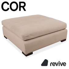 COR Conseta Stoff Hocker Creme