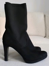 TAMARIS Highheels Stiefeletten Gr.40 elastischer Einstieg Schwarz ungetragen neu