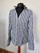 Bluse, Gerry Weber, Gr. 38 /S (fällt größer aus), lila,grau,blau, weiß gestreift