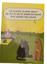 Postkarte "... DIE FETTE KATZE