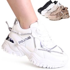 Damen Plateau Sneaker