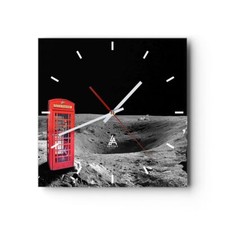 Modern Wanduhr 30x30cm Analog