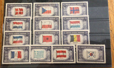 Usa flaggensatz postfrisch - flaggensatz,