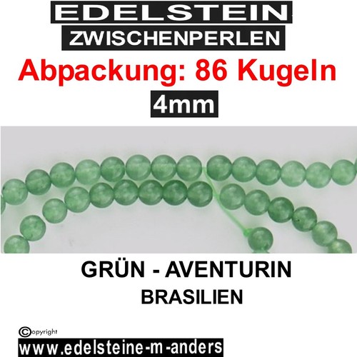 Aventurin kugeln perlen - aventurin, strang