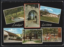Geislitz, Restaurant-Pension-Café Landgut Geisberg, Ansichtskarte 