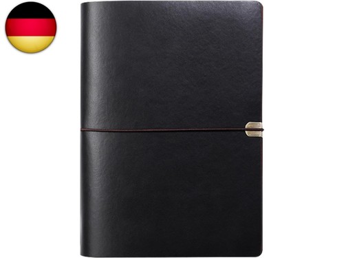 Notizbuch leder braun - leder,