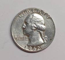 Quarter Dollar Liberty 1962