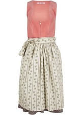 Dirndl mit Cord Gr. 54 Koralle