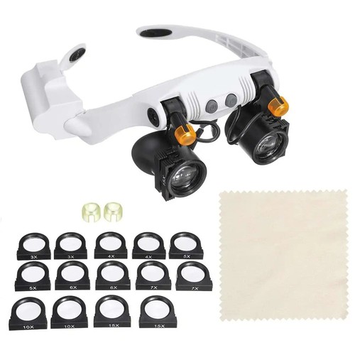 15x led uhrmacherlupe - 3x-15x,