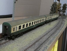 Roco 45512 / 45513 - Set Personenwagen " Halberstädter " der DR , H0 , gealtert