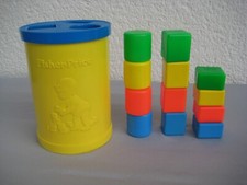 Vintage 1977 Fisher Price Form Spiel * Bauklötze Spielzeug Retro 70er Jahre