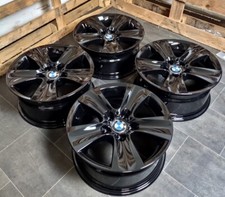 Original BMW 5er F10 F11 6er F12 8J x 17 Zoll SCHWARZE Alufelgen LK 5x120 ET30