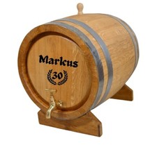Holzfass personalisiert - holzfass,