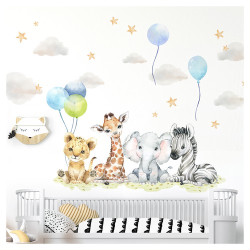 Wandtattoo dschungel tiere - wandtattoo,