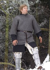 Kettenhemd Haubergeon, 8 mm Flachring, vernietet/gestanzt