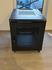 HP 12HE 19" Rackschrank Serverschrank Netzwerkschrank gebraucht Türen + Schlüsel