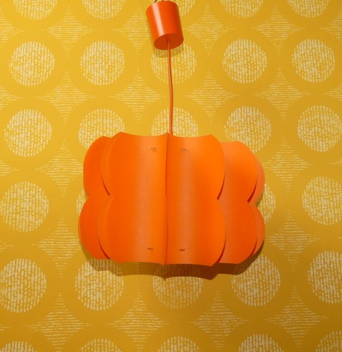 Lampe kunststoff orange - lampe,