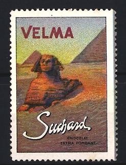 Reklamemarke velma suchard - velma,