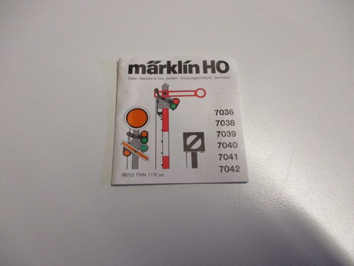 Märklin betriebsanleitung - märklin,