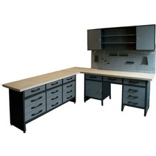 Werkstatt Set Werkbank mit 6