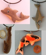 Kette Fische Holzanhänger