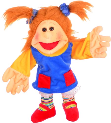 Handpuppe 35cm mädchen kleine - 35cm,