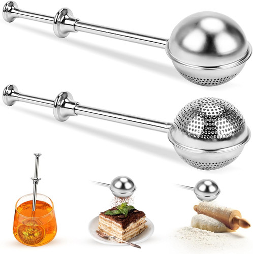 Edelstahl teesieb set - edelstahl, für