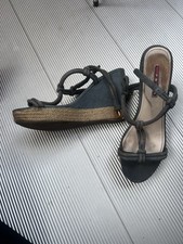 Prada wildleder plateaus - wildleder, 37