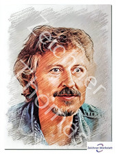 Wolfgang Niedecken (BAP)--032,-- 1x Druck, 1 x Schlüsselanhänger, 1 x Postkarte