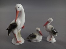 ALTES 3er-SET Störche