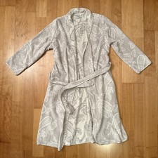 Cawö Damen Bademantel Sauna 100 % Baumwolle hellgrau Größe 40  42 wie neu 