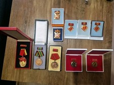 GDR NVA medals bundle - banner