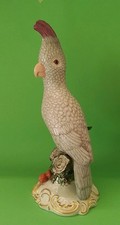  Porzellan figur Nymphenburg Kakadu mit Kirschen Vogel 34cm